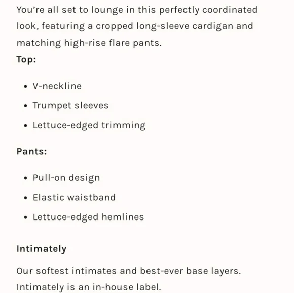 **HP**Nwt Free People Intimately Soul Mate Set - Picture 4 of 13